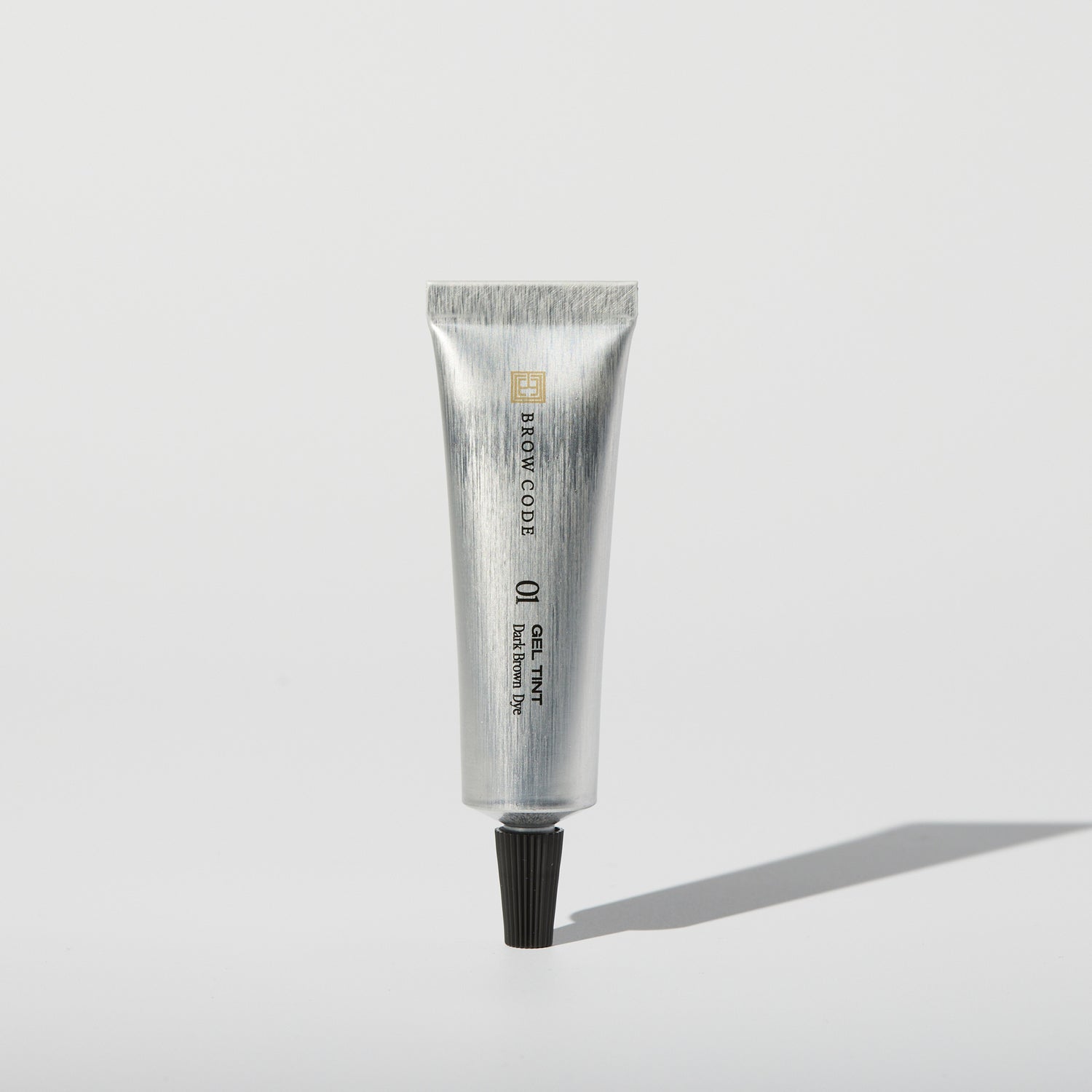 Brow Gel Tint Tube - colour-dark-brown - Against a white background 1