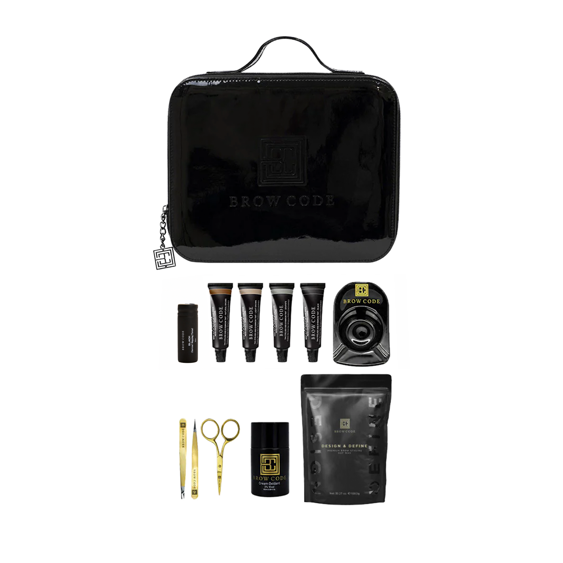 Professional Brow Tint Kit with Wax